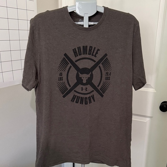 Under Armour Men's Charcoal Graphic Tee - Picture 1 of 4